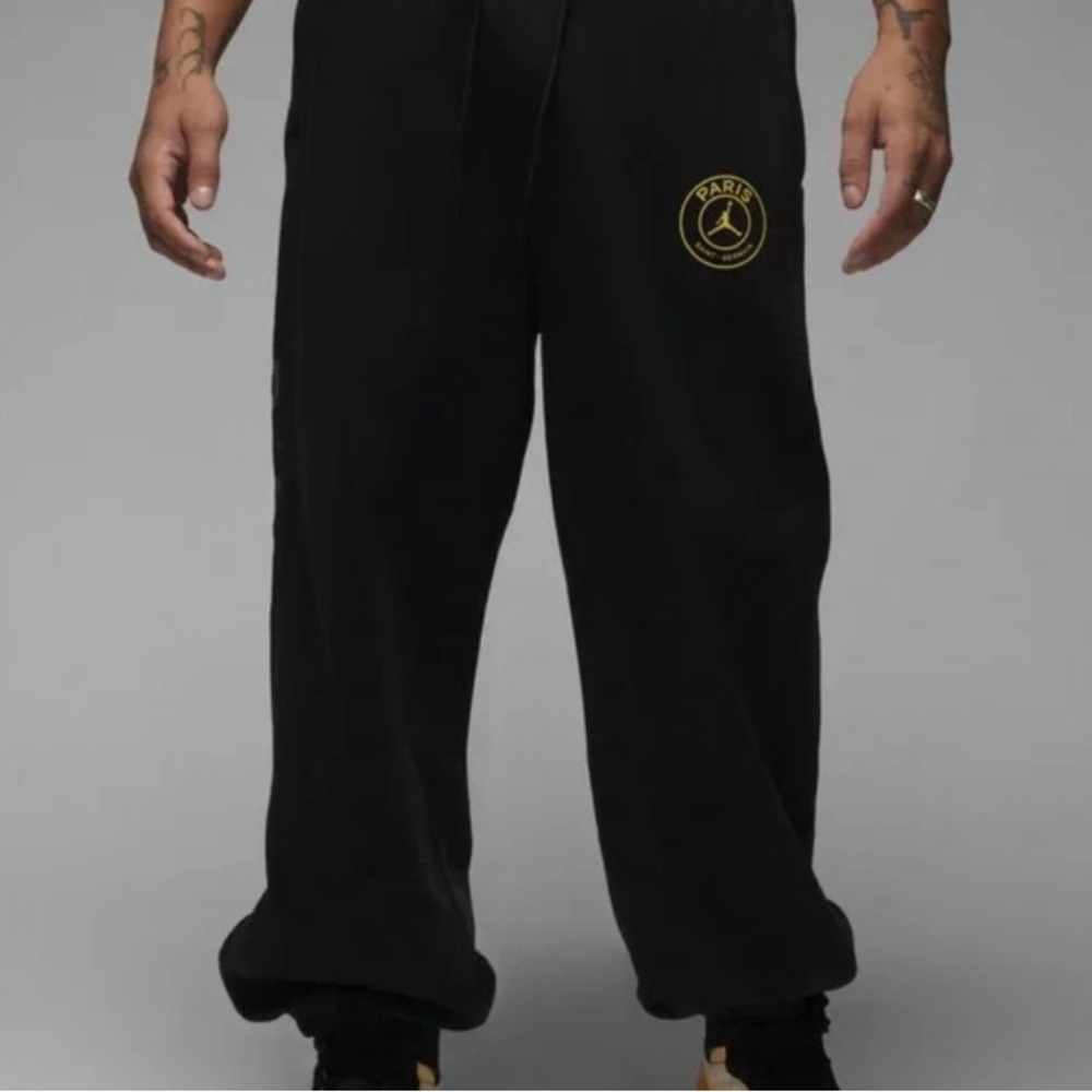 Nike 2018 Jordan x PSG Paris Saint Germain Fleece Pants Mens CK9643-010 M - Picture 2 of 12